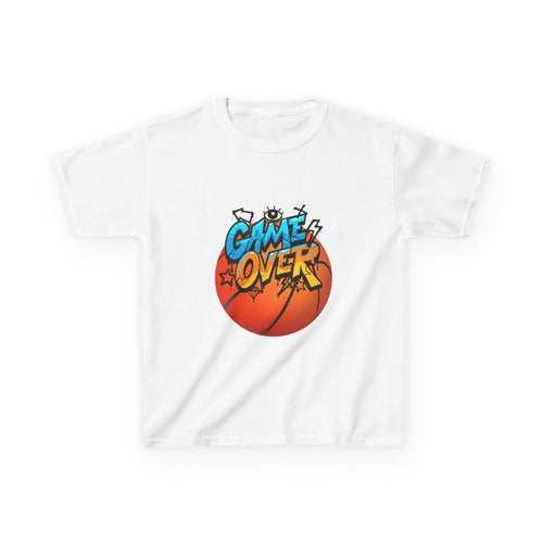 Kids Basketball Game Over Tee - Fun Sports Shirt, Birthday Gift, Playtime Outfit, Activewear, Summer Wear