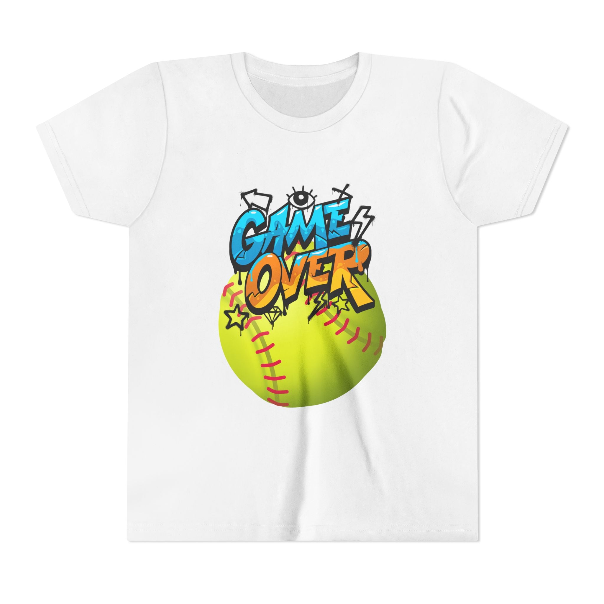 Youth Softball Game Over Tee, Sports Shirt for Kids, Youth T-Shirt for Players, Fun Game Day Top, Kid's Softball Apparel, Athletic Wear